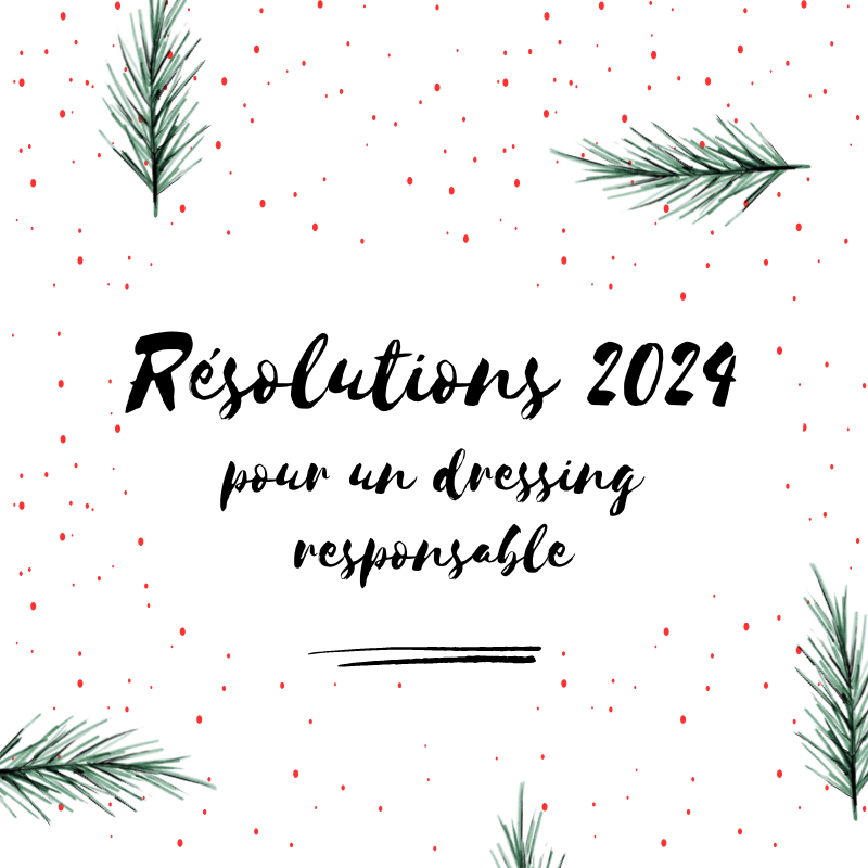 Résolutions 2024 pour un dressing responsable