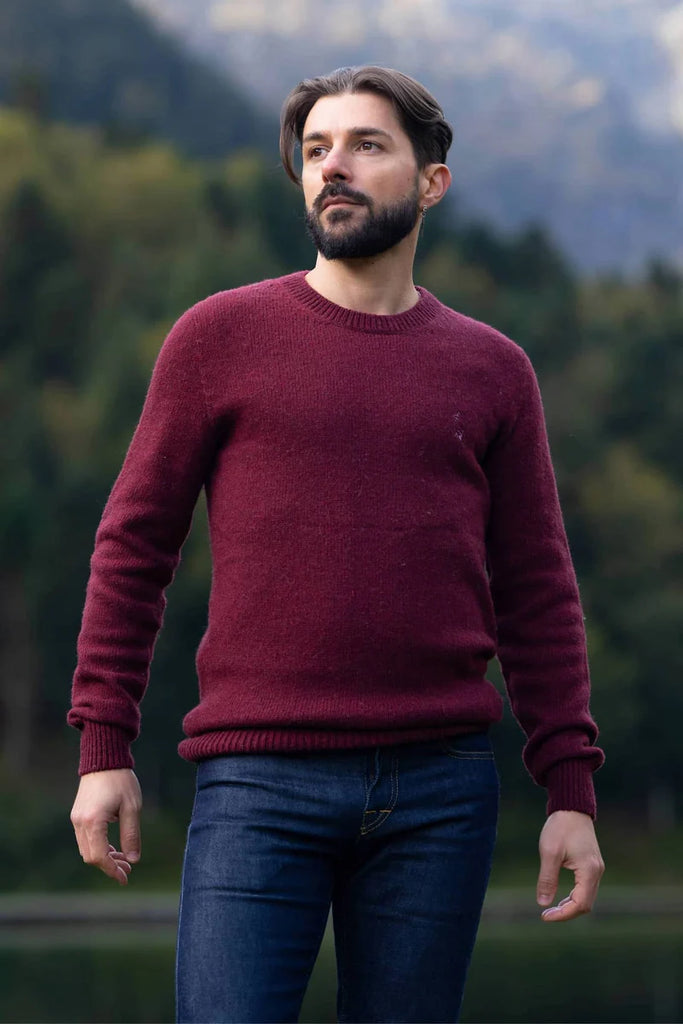 Filé et manufacturé dans le Tarn, ce pull en jersey à jauge 5 se distingue par sa coupe droite et son col rond, offrant un style à la fois intemporel et confortable. Il est orné d’une broderie blanche Maison Izard et d’un discret ruban tricolore cousu sur la manche, ajoutant une touche d’élégance et de savoir-faire français.